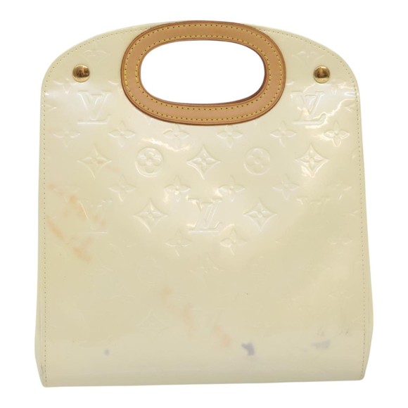 LOUIS VUITTON Monogram Vernis Maple drive Hand Bag Perle M91376 LV Auth 94859 - Picture 13 of 16